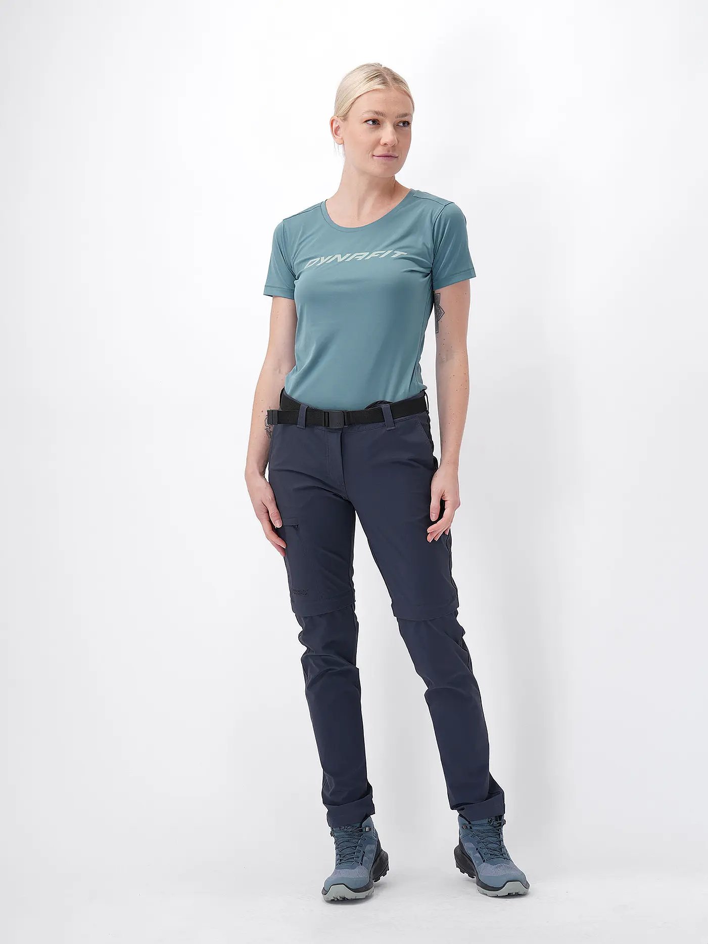 MAIER SPORTS | Damen ZipOff-Wanderhose Inara Slim Zip | grau